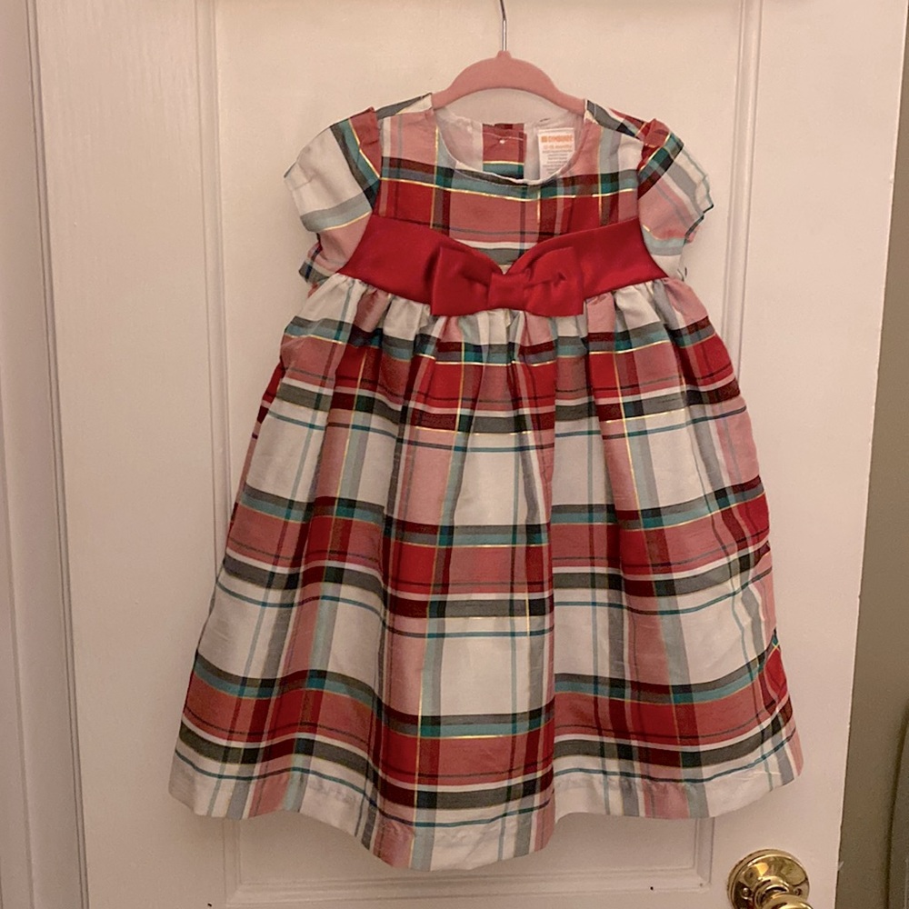 Gymboree Red Plaid Dress 12-18M